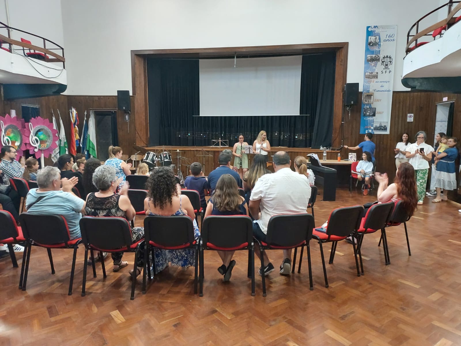 Apresentação final da escola de música